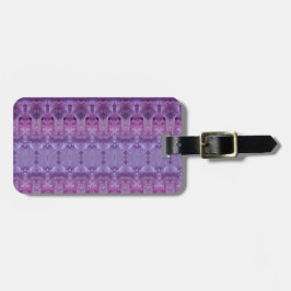 Etiqueta De Bagagem Lavanda Ikat 12