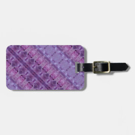 Etiqueta De Bagagem Lavanda Ikat 12 Ângulo