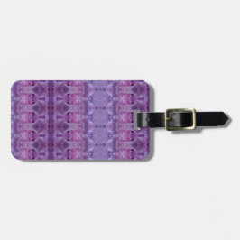 Etiqueta De Bagagem Lavanda Ikat 12 através do