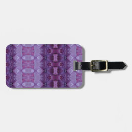 Etiqueta De Bagagem Lavanda Ikat Zen