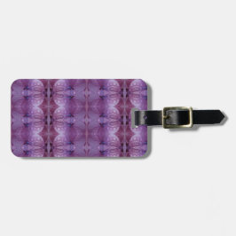Etiqueta De Bagagem Lavanda Pouf