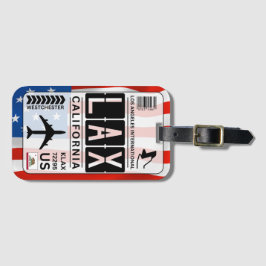 Etiqueta de Bagagem LAX Los Angeles