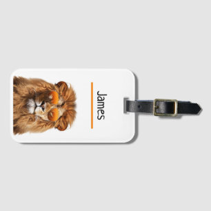 Etiqueta De Bagagem Leão Personalizado