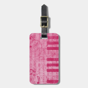 Etiqueta De Bagagem Legal efeito de gradação antigo das notas de mú