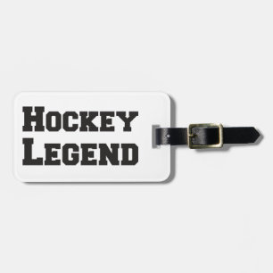 Etiqueta De Bagagem Legenda de Hockey