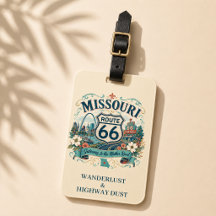 Lembrança de Viagem da Rota 66 Gateway Missouri