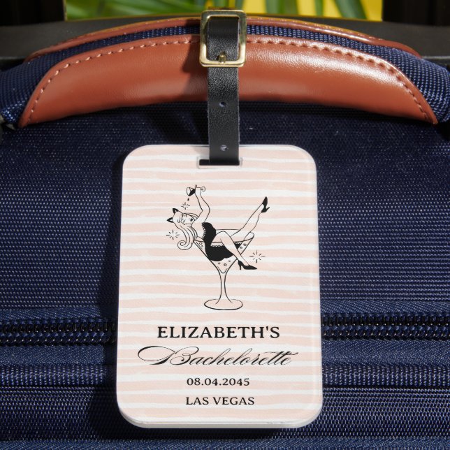 Etiqueta De Bagagem Lembrancinhas de Despedida de Solteira (Frente Insitu 2)