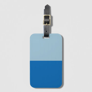 Etiqueta De Bagagem Lemonade Azul Elétrica e Tone Aquamarine Duo
