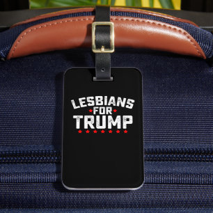 Etiqueta De Bagagem Lésbicas Para A Eleição Presidencial Trump LGBTQ