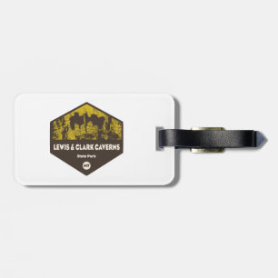 Etiqueta De Bagagem Lewis and Clark Caverns Parque Estadual Montana