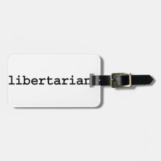 Etiqueta De Bagagem libertarian.