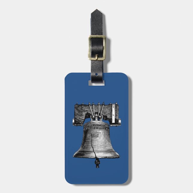 Etiqueta De Bagagem Liberty Bell, século XIX (Frente Vertical)