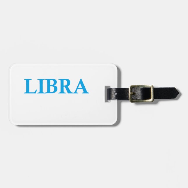 Etiqueta De Bagagem libra (Frente Horizontal)