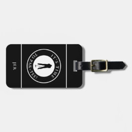 Etiqueta De Bagagem Life Is Better at Tee Time Personalized Golfer