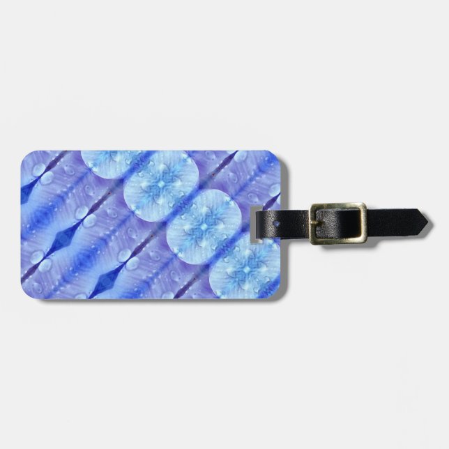 Etiqueta De Bagagem Light Bluesy Recoleta (Frente Horizontal)