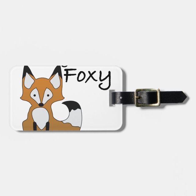 Etiqueta De Bagagem Lil Foxy (Frente Horizontal)