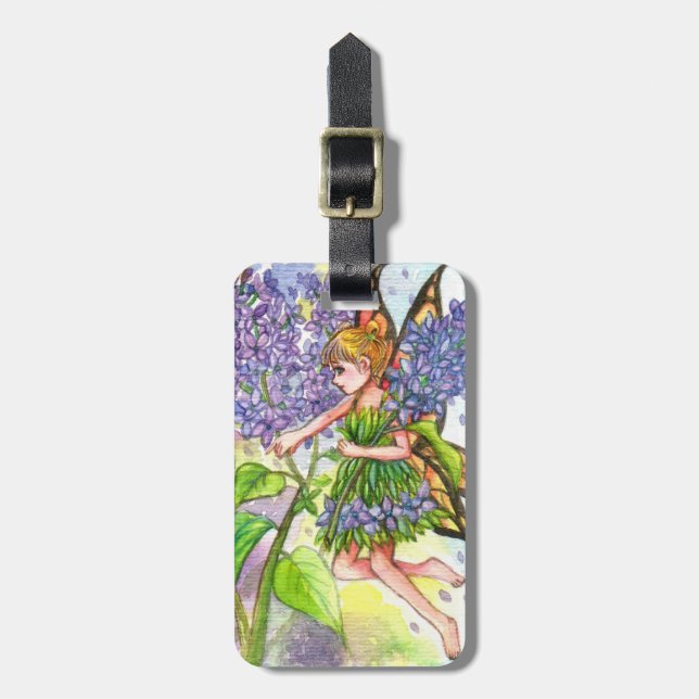 Etiqueta De Bagagem Lilac Fairy (Frente Vertical)