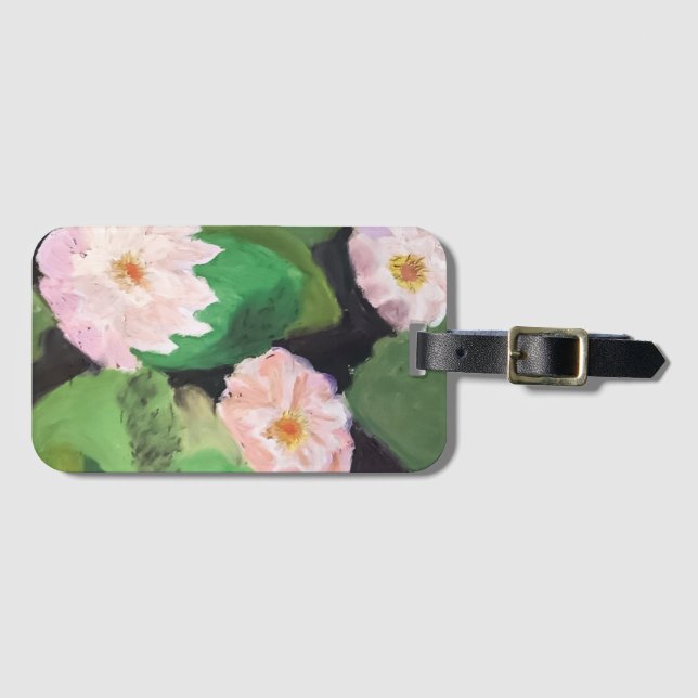 Etiqueta De Bagagem Lilly Pads (Frente Horizontal)