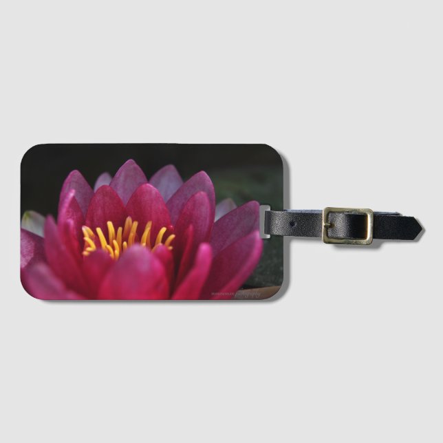 Etiqueta De Bagagem Lily Água (Frente Horizontal)