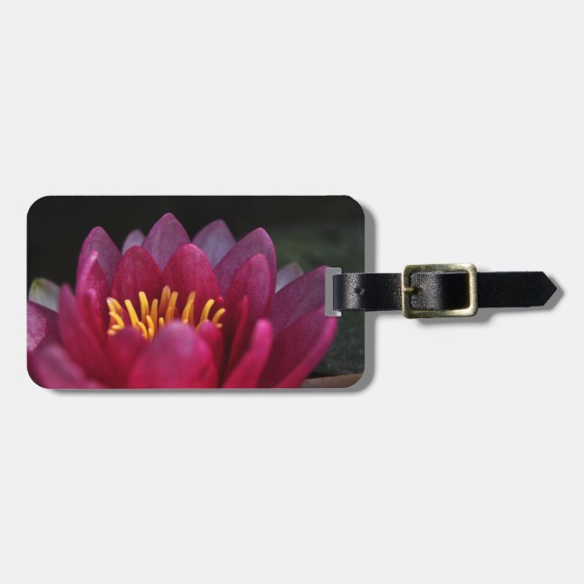 Etiqueta De Bagagem Lily Água (Frente Horizontal)