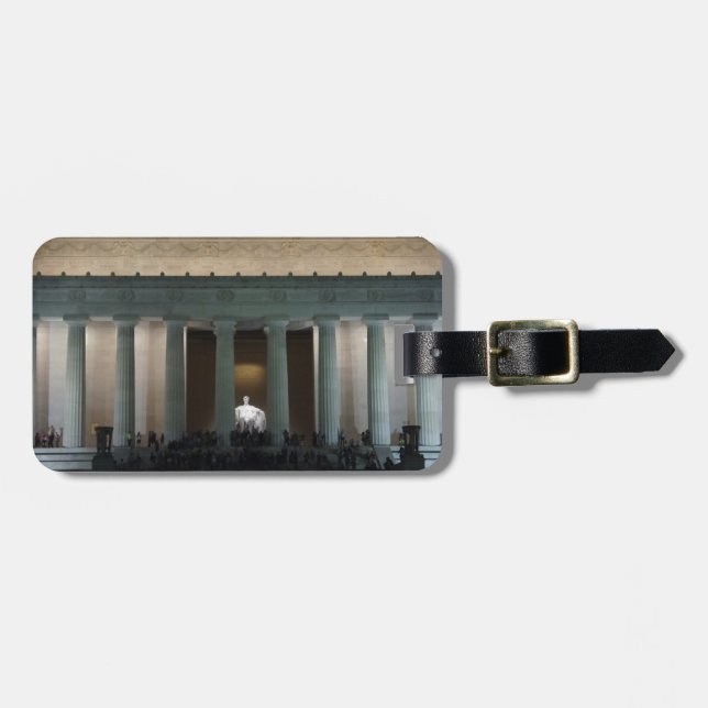 Etiqueta De Bagagem Lincoln (Frente Horizontal)
