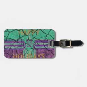 Etiqueta De Bagagem Linda lama rústica amava texto artístico