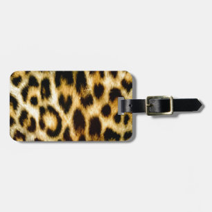 Etiqueta De Bagagem Linda pele-leopardo