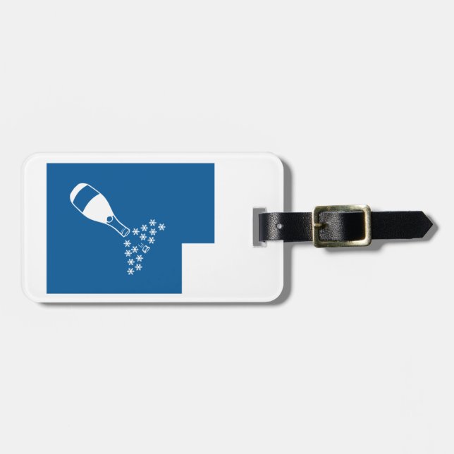 Etiqueta De Bagagem Linda Utah (Frente Horizontal)