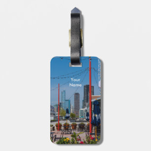 Etiqueta De Bagagem Linhas do Navy Pier