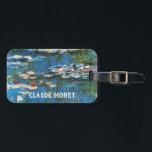 Etiqueta De Bagagem Lírios de Claude Monet, Impressionismo venenoso<br><div class="desc">Waterlily (1914), de Claude Monet, é uma pintura impressionista de arte natural. Uma das muitas variações das pinturas florais de lírio-d'água que Monet pintou pelo lago em seu jardim floral em Giverny, França. Sobre o artista: Claude Monet (1840-1926) foi o fundador do movimento de pintura impressionista francês, com a maioria...</div>