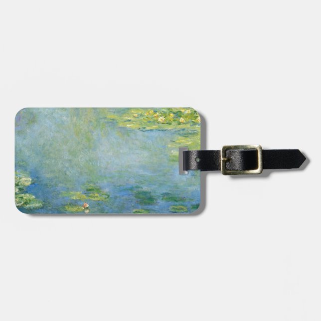 Etiqueta De Bagagem Lírios de Monet (Frente Horizontal)