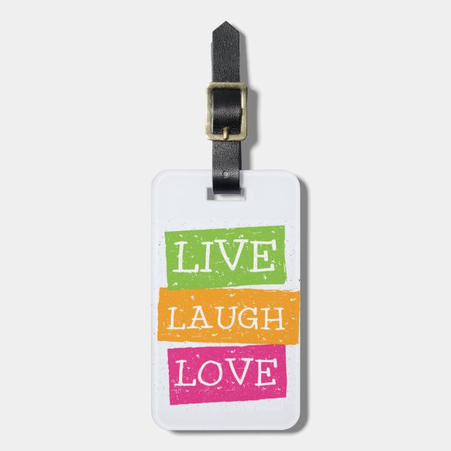 Etiqueta De Bagagem Live Ria Love 2 (Frente Vertical)