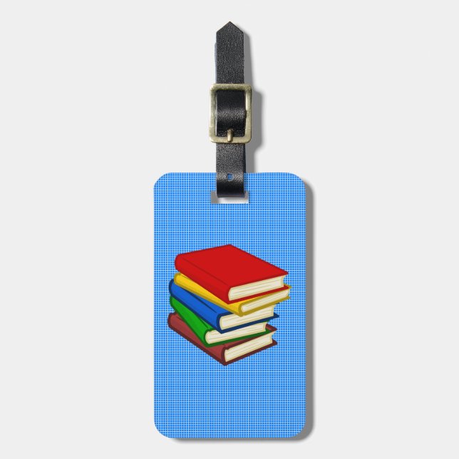 ETIQUETA DE BAGAGEM LIVROS ATINGIDOS (Frente Vertical)