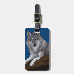 Etiqueta De Bagagem Lobo