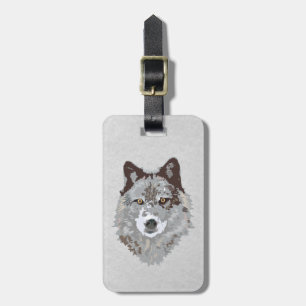 Etiqueta De Bagagem lobo