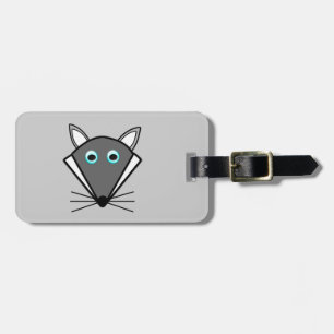 Etiqueta De Bagagem Lobo de Halloween Fofo Personalizado