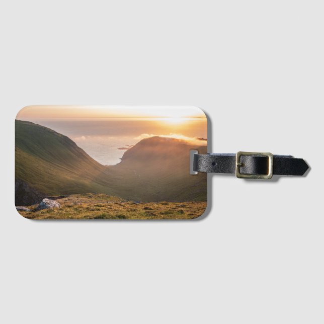 Etiqueta De Bagagem Lofoten Islands Norway (Frente Horizontal)