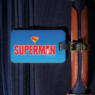 Etiqueta De Bagagem Logotipo clássico do Super-Homem