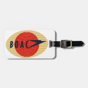 Etiqueta De Bagagem Logotipo da linha aérea do vintage BOAC