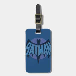Etiqueta De Bagagem Logotipo de Batman do vintage