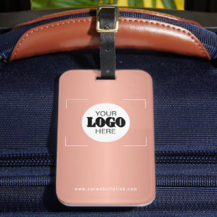 Etiqueta De Bagagem Logotipo de negócios presente promocional metálico