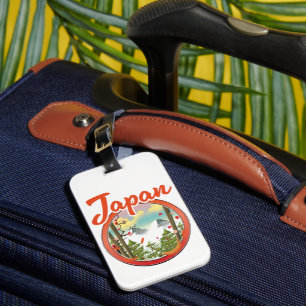 Etiqueta De Bagagem logotipo de viagem Japão