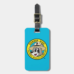 Etiqueta De Bagagem Logotipo do rick da guarda florestal do rick da