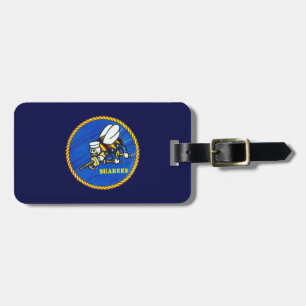 Etiqueta De Bagagem Logotipo dos Seabees do marinho dos E.U.