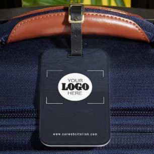 Etiqueta De Bagagem Logotipo empresarial presente promocional de couro