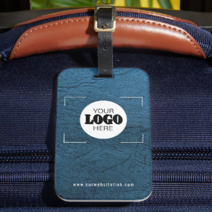 Etiqueta De Bagagem Logotipo empresarial presente promocional de couro
