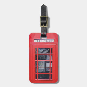 Etiqueta De Bagagem London Red Telephone Box