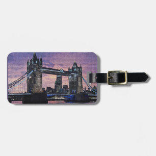 Etiqueta De Bagagem London Tower Bridge Marca de Bagagem