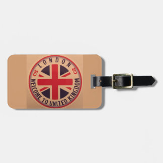 Etiqueta De Bagagem Londres - Union Jack - boa vinda a Reino Unido