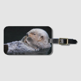 Etiqueta De Bagagem Lontra de mar Báltico